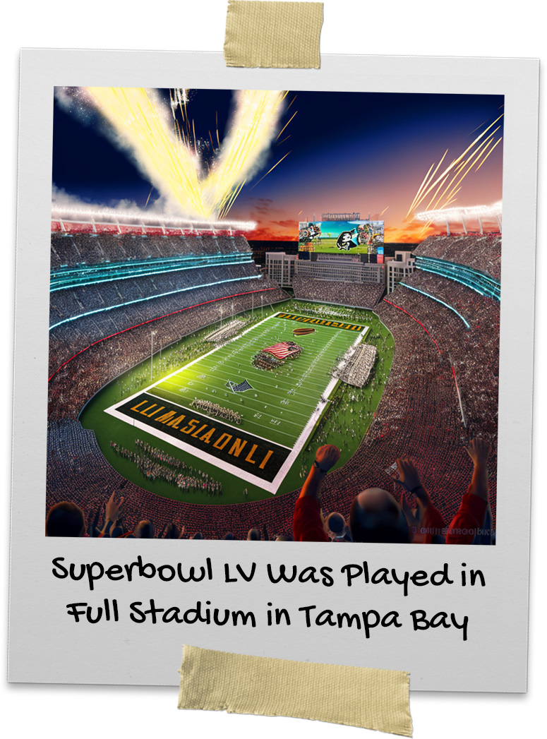 Superbowl LV was played in Tampa Bay