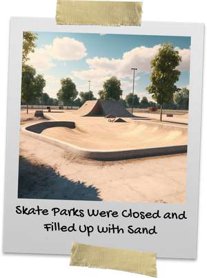 Skate park filled in with sand during pandemic